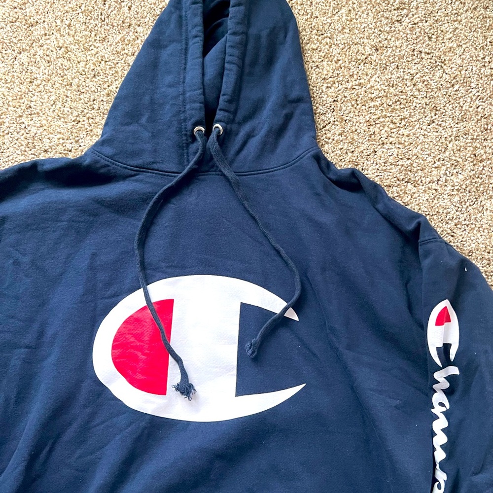 Champion Men’s Hoodie 2XLT Blue